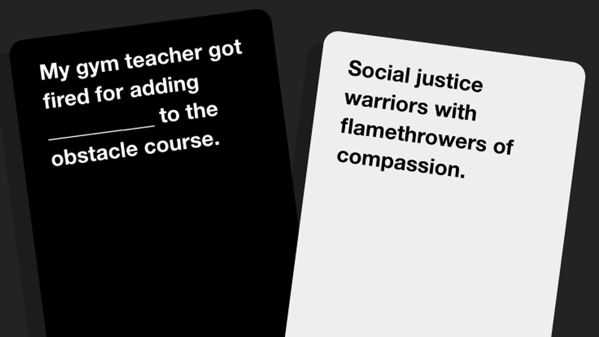 cards against humanity party game